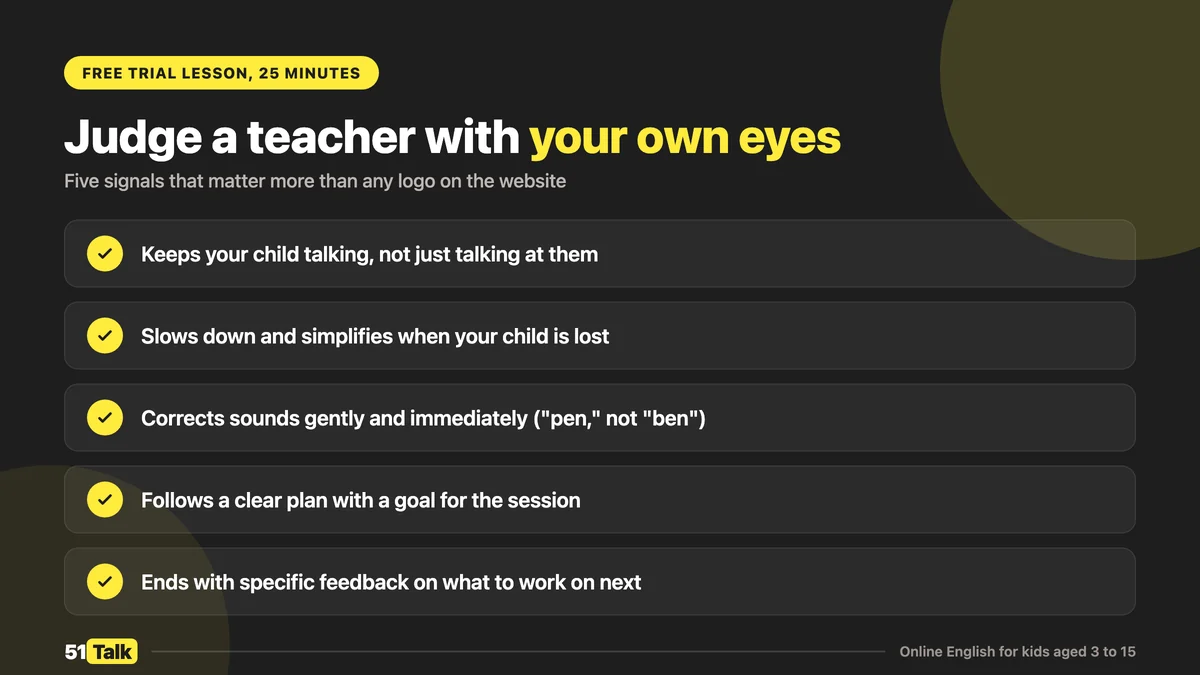 How 51Talk supports your child