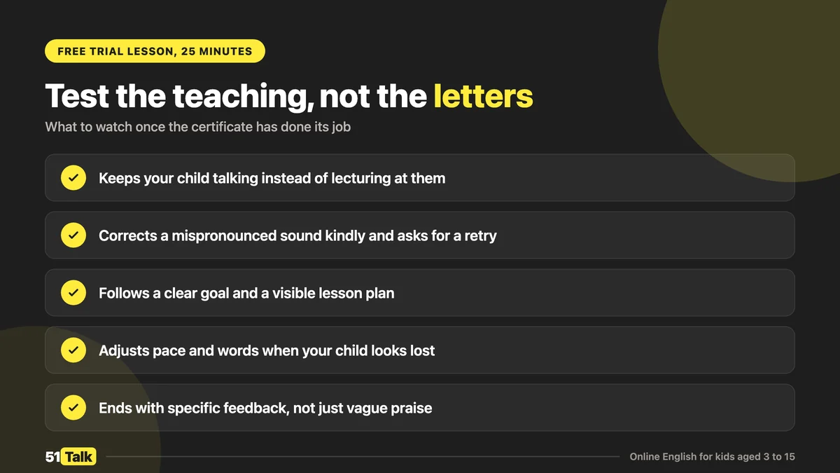 How 51Talk supports your child