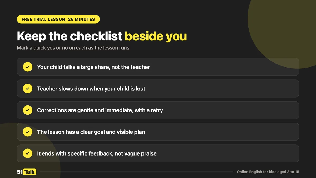 How 51Talk supports your child