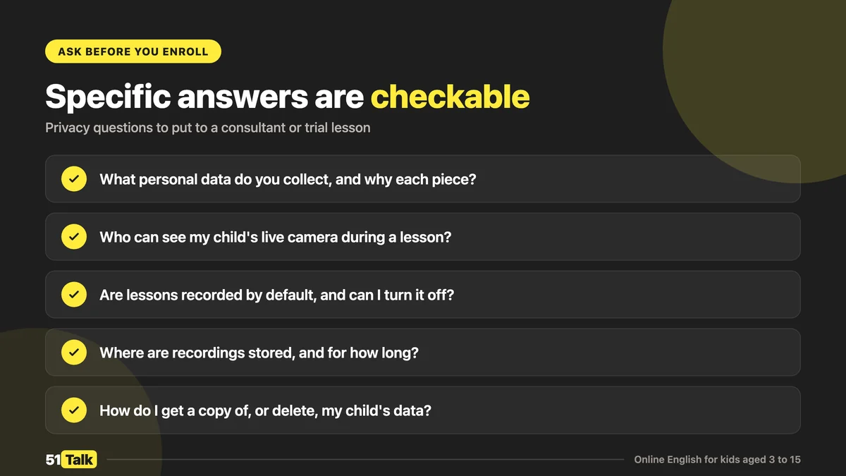 How 51Talk supports your child