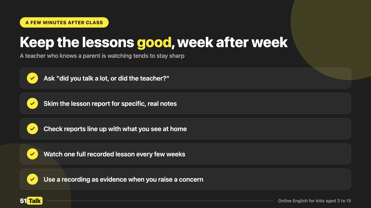 How 51Talk supports your child