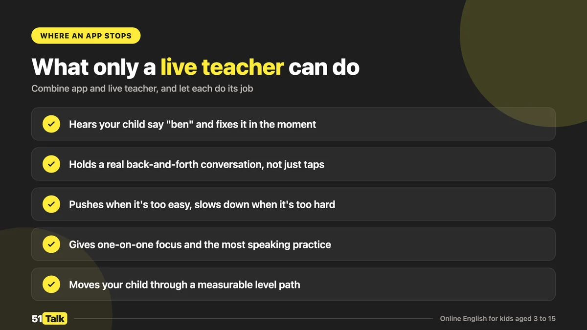 How 51Talk supports your child